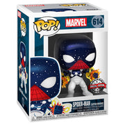 Marvel Figura POP Comics Vinyl Captain Universe Spider-Man Exclusive 9 cm