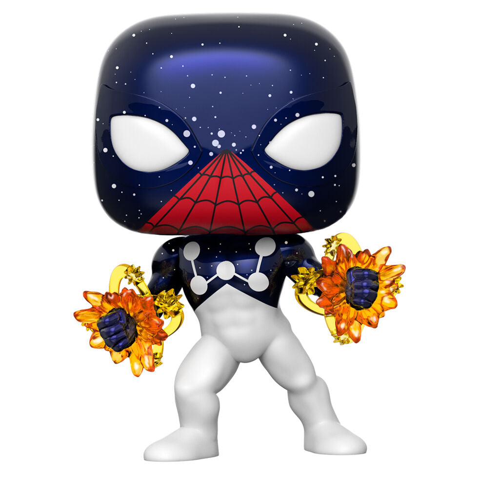 Marvel Figura POP Comics Vinyl Captain Universe Spider-Man Exclusive 9 cm