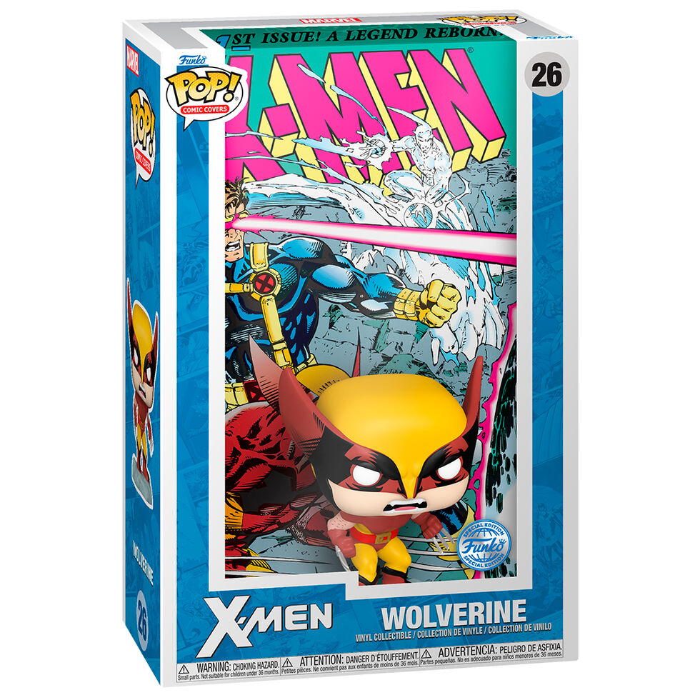 Figura POP Comic Cover Marvel X-Men Wolverine Exclusive Frikytopia