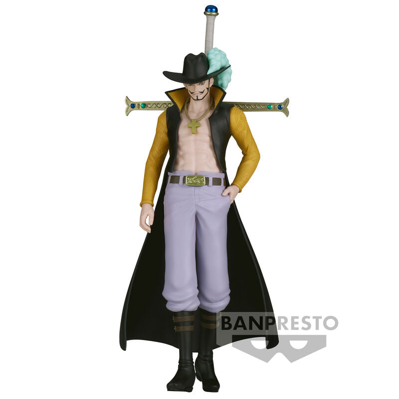 Figura banpresto one piece the shukko dracule mihawk 16cm