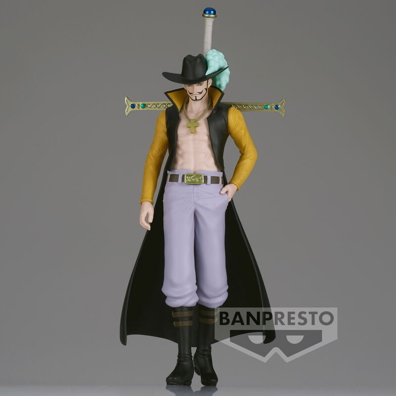 Figura banpresto one piece the shukko dracule mihawk 16cm