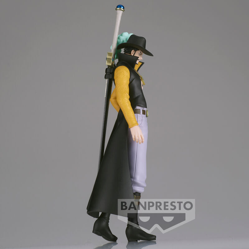 Figura banpresto one piece the shukko dracule mihawk 16cm