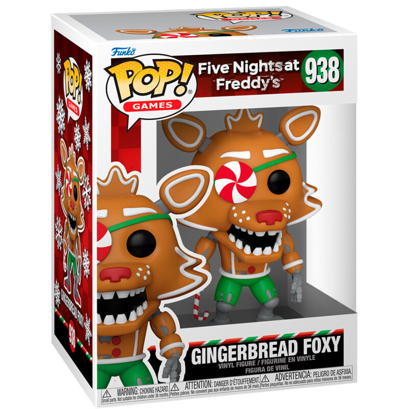 Five Nights at Freddy s Figura POP Games Vinyl Holiday Foxy 9cm
