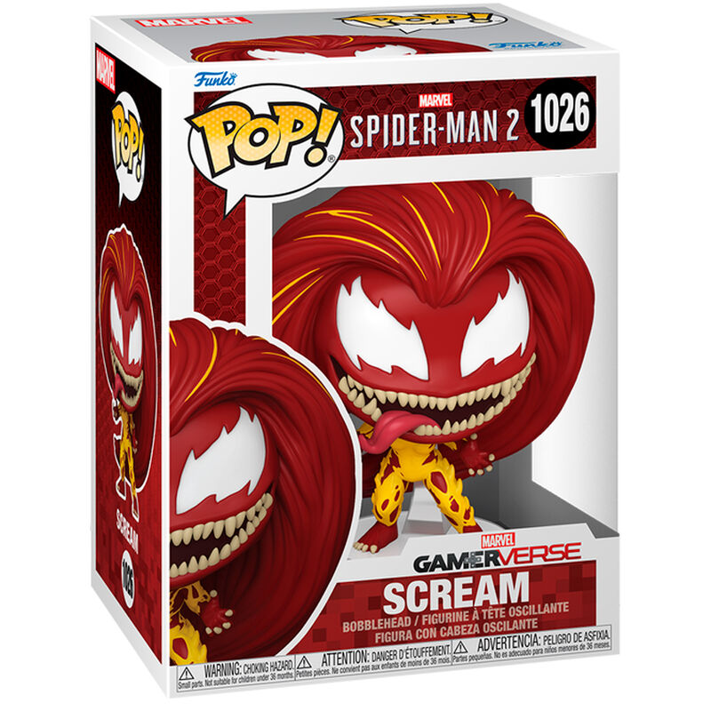 Spiderman 2 POP Games Vinyl Figura Scream 9 cm