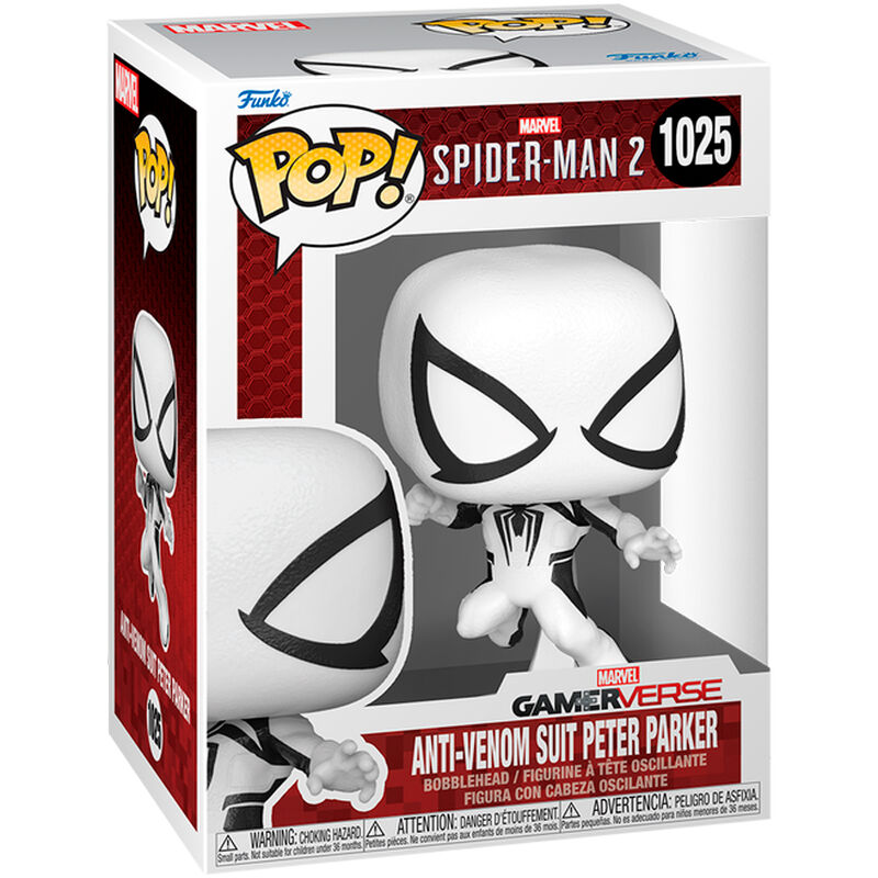 Spiderman 2 POP Games Vinyl Figura Anti-Venom Peter 9 cm Frikytopia