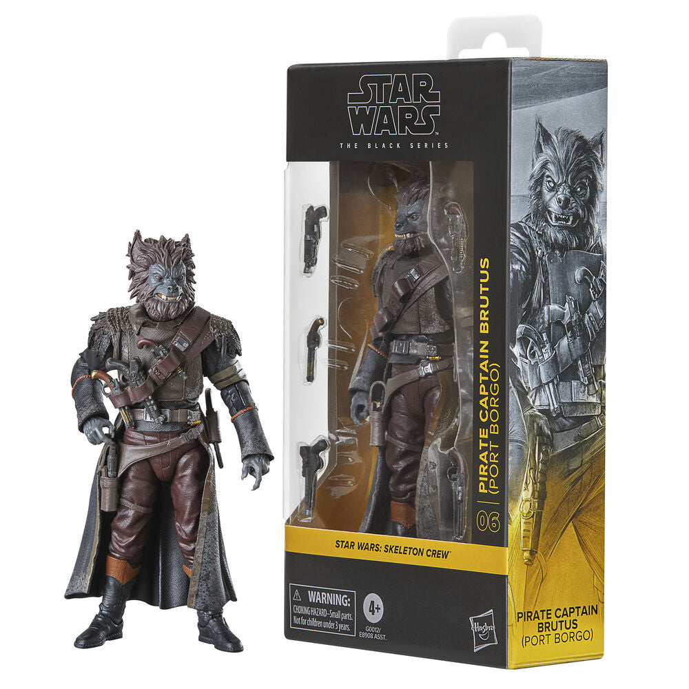 Star Wars Skeleton Crew Black Series Figura Pirate Capitaine Brutus