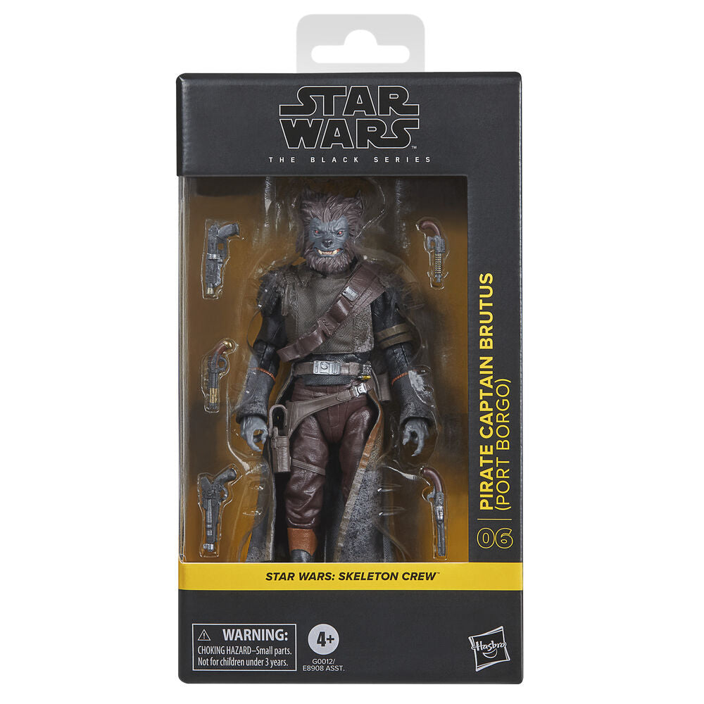 Star Wars Skeleton Crew Black Series Figura Pirate Capitaine Brutus