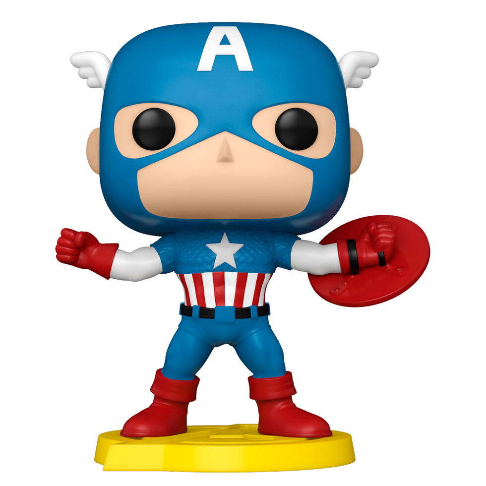 Figura POP Comic Cover Marvel Los Vengadores Avengers Capitan America