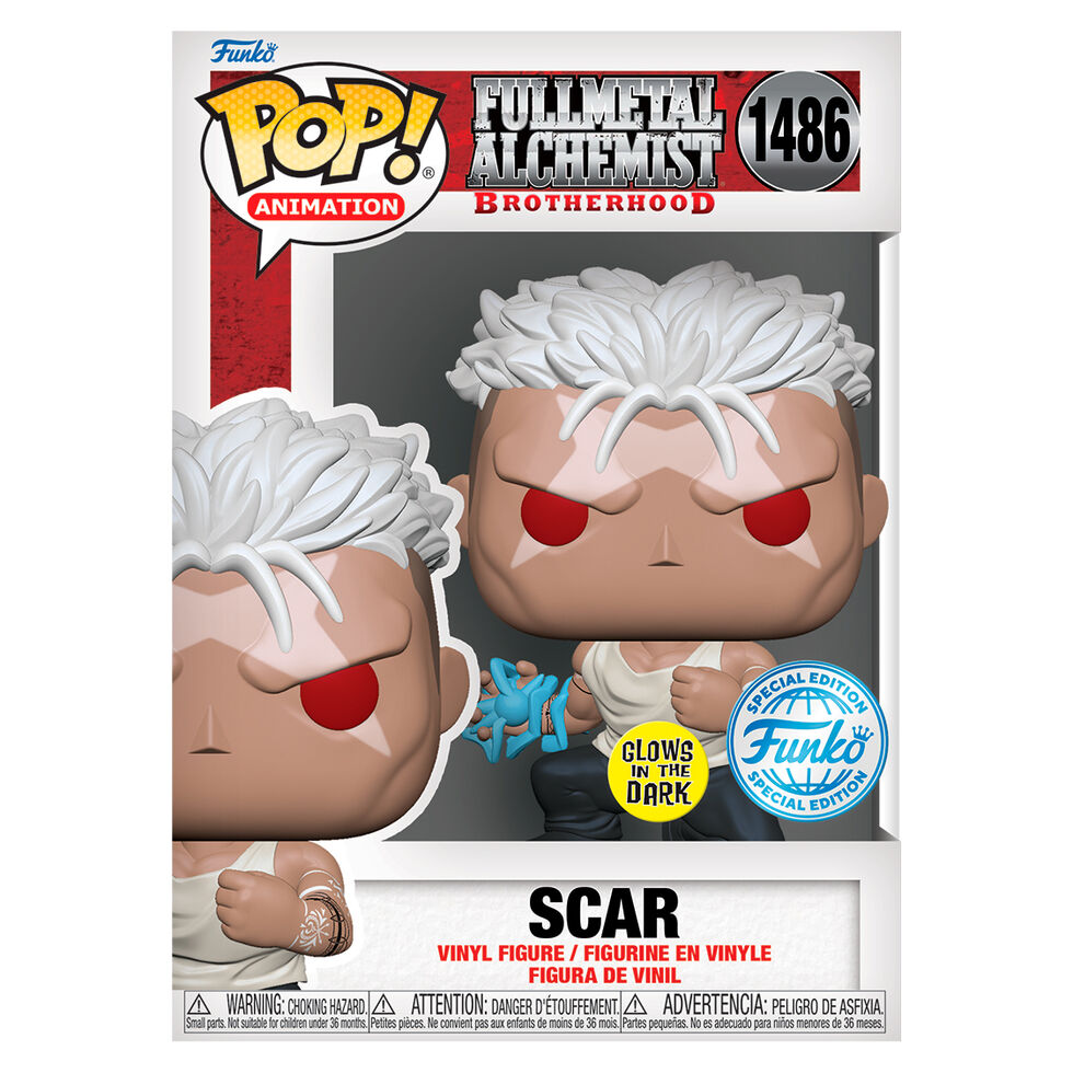 Figura POP Fullmetal Alchemist Brotherhood Scar Exclusive Frikytopia