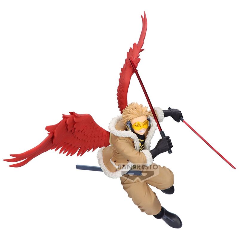Figura banpresto my hero academia the amazing heroes plus hawks 12cm