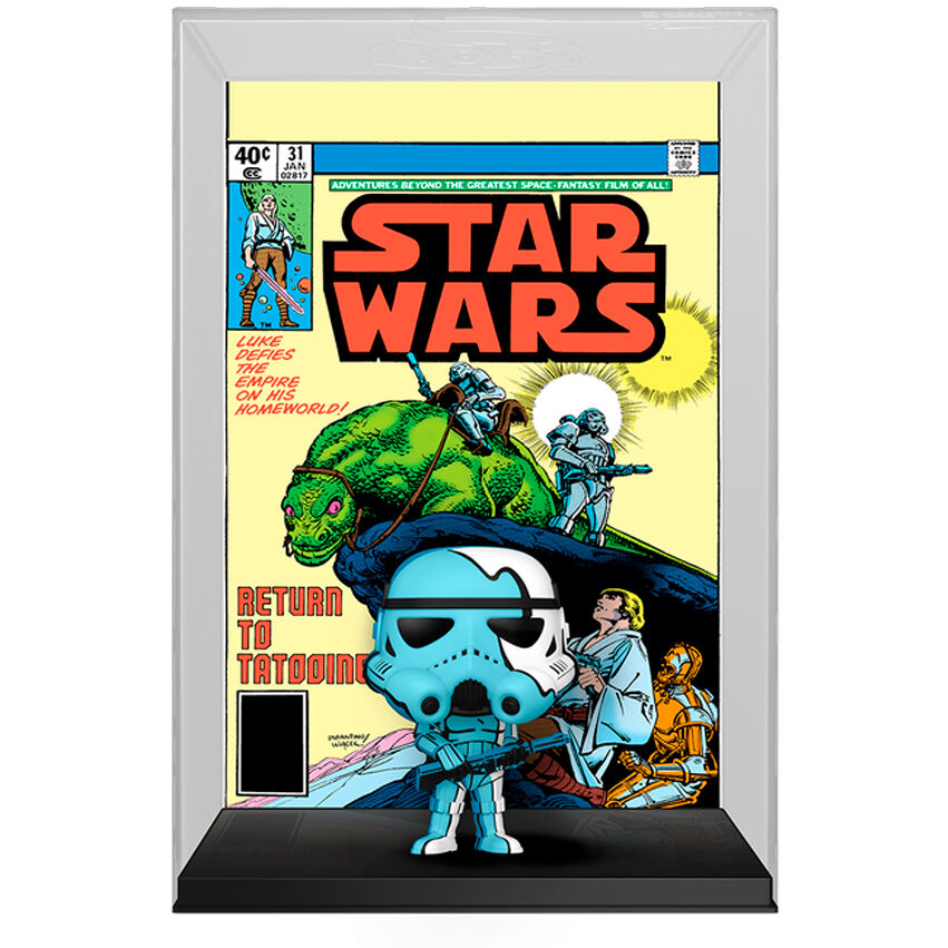 Star Wars POP Comic Cover Vinyl Figura Stormtrooper 1977 num 31 9 cm