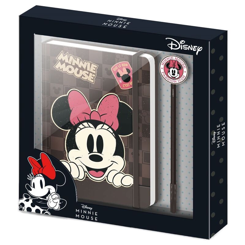 Set diario boligrafo Minnie Disney Frikytopia