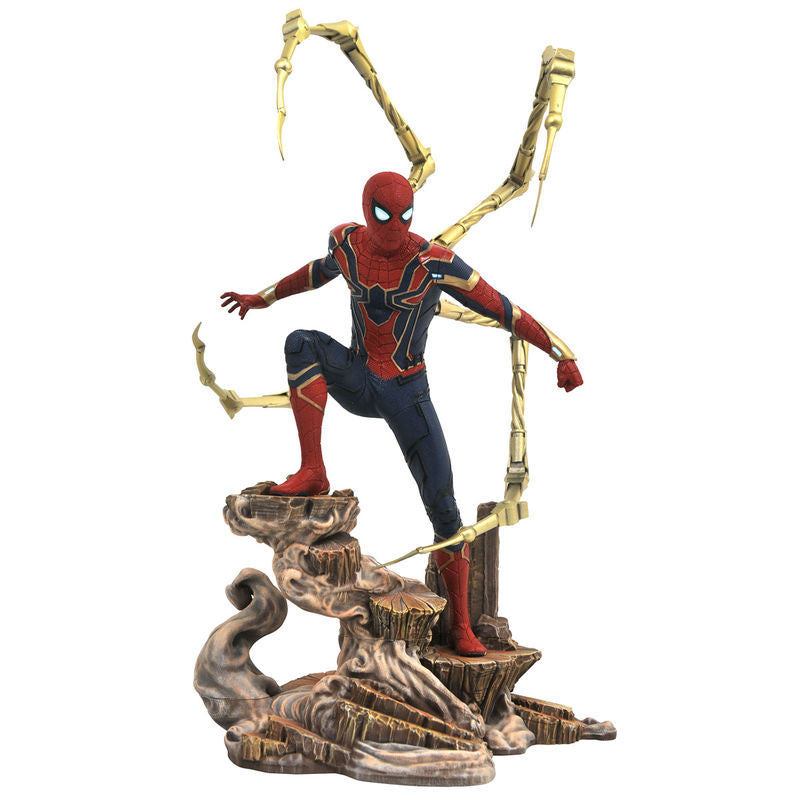 Figura diorama Iron Spiderman Avengers Infinity War Marvel 23cm Frikytopia