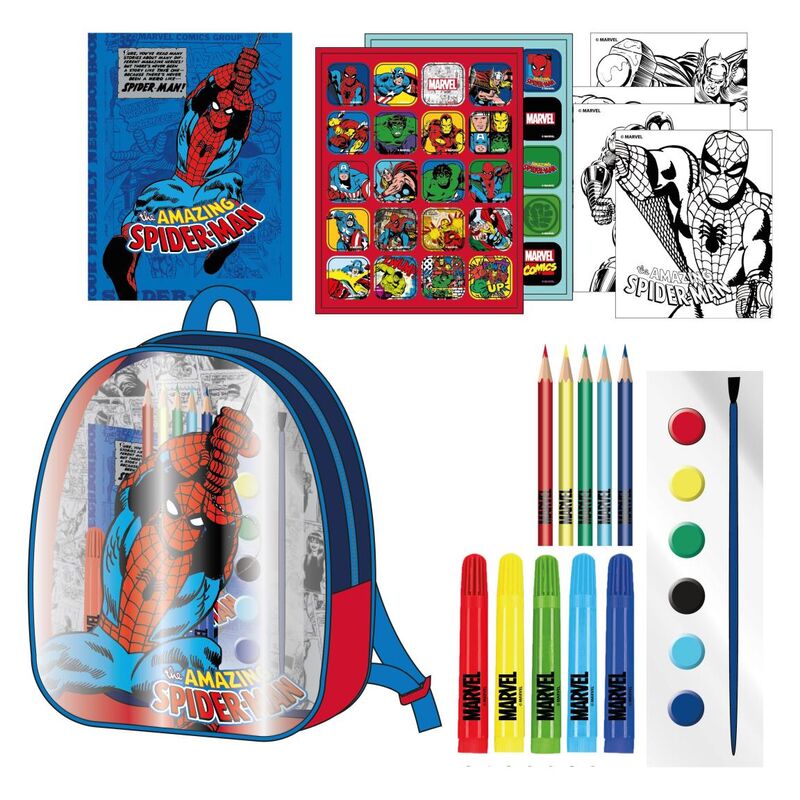 Set papeleria mochila Vengadores Avengers Marvel Frikytopia