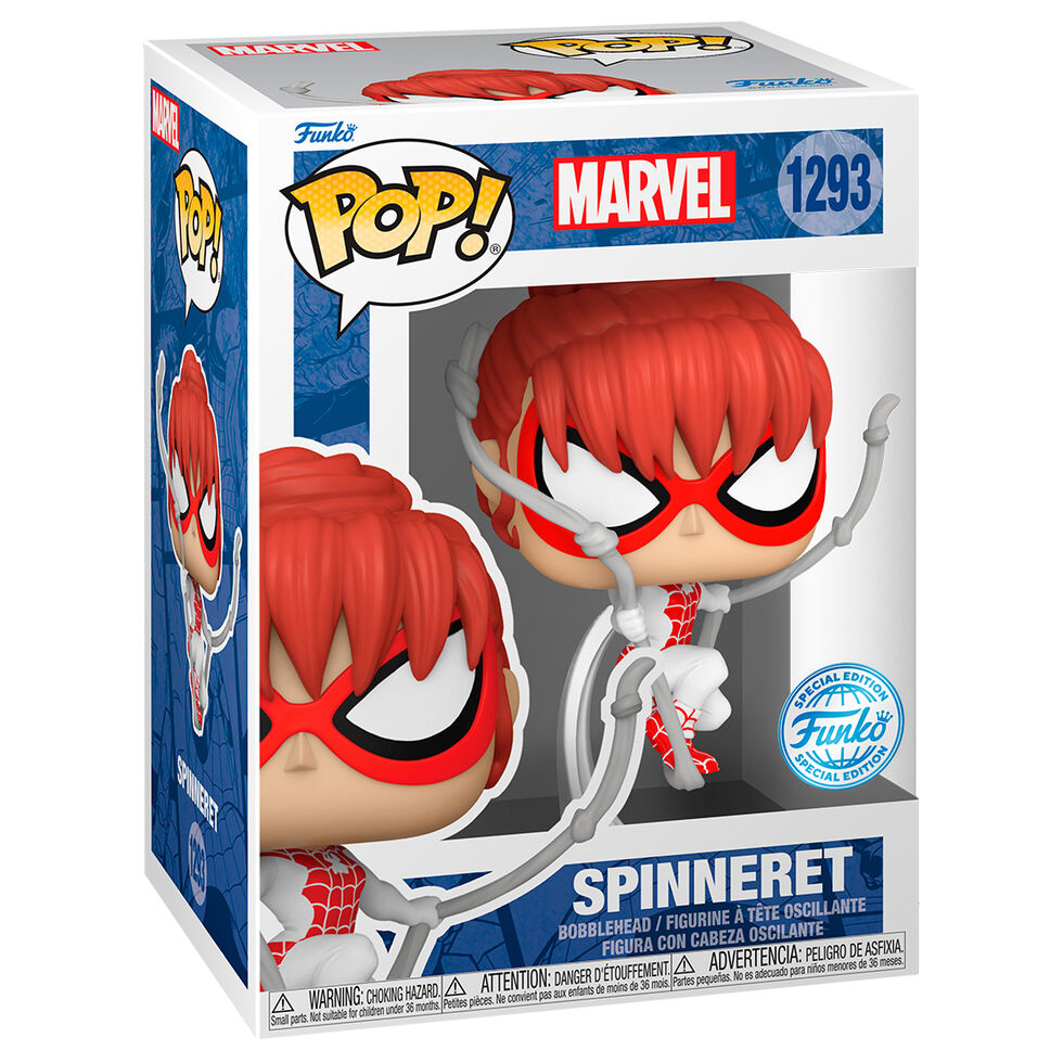Spider-Man POP Marvel Vinyl Figura Spinneret 9 cm Frikytopia
