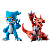 Figuras ichibansho digimon two forces that radiate light veemon guilmon