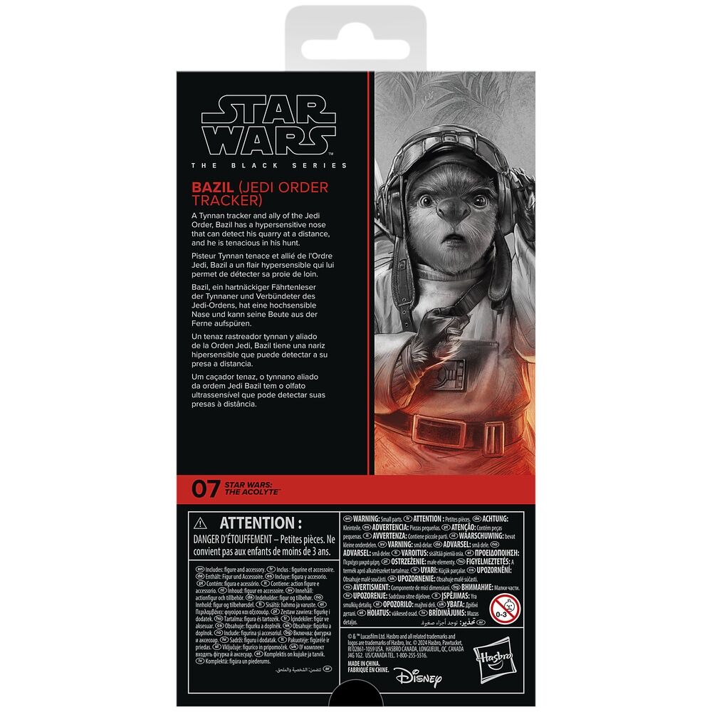 Star Wars The Acolyte Black Series Figura Bazil Jedi Order Tracker