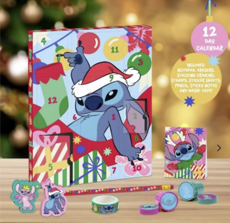 Calendario de adviento paladone disney stitch 12 dias