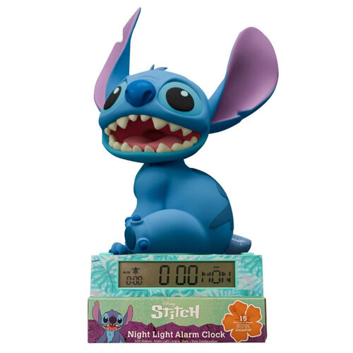 Lampara 3D con despertador Stitch Disney Frikytopia