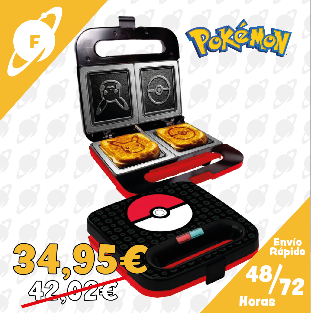 Sandwichera Pokemon: Prepara deliciosos sándwiches con tus personajes favoritos Frikytopia