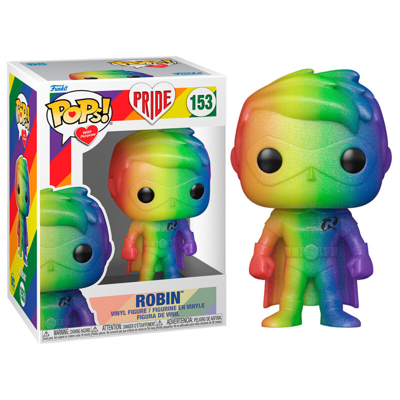 Figura POP DC Comics Robin Pride Frikytopia