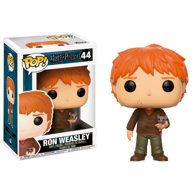 Figura POP Harry Potter Ron Weasley With Scabbers Frikytopia