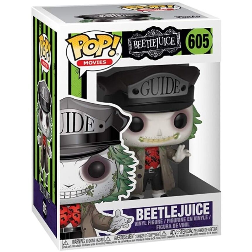 Funko Pop! Beetlejuice Horror Vinyl Beetlejuice Guide Hmm