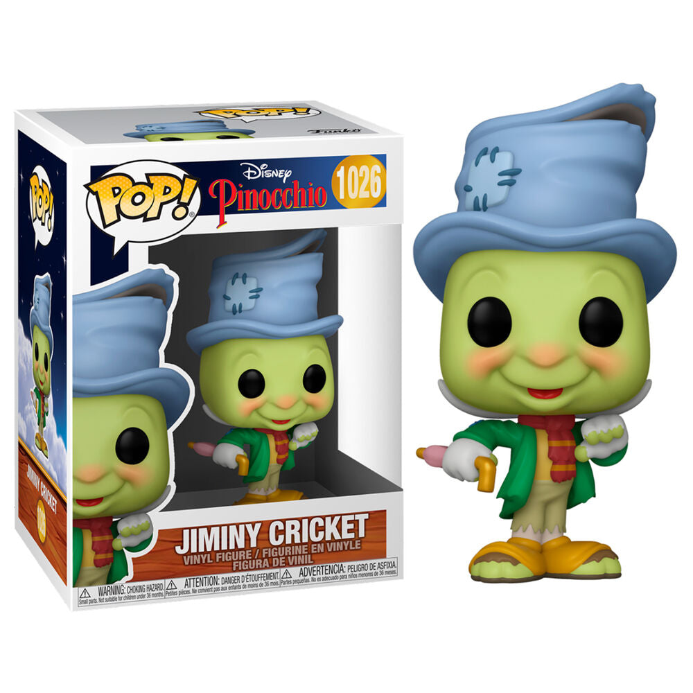 Figura POP Disney Pinocho Street Jiminy Cricket Frikytopia