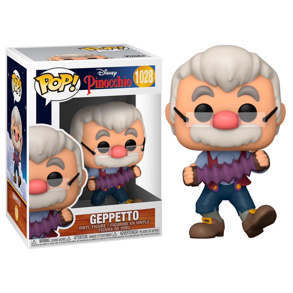 Figura POP Disney Pinocho Geppetto with Accordion Frikytopia