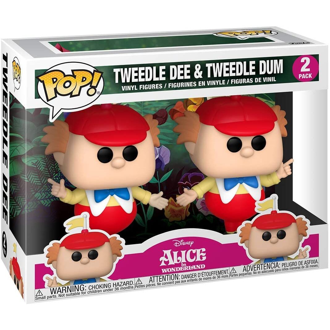 Blister 2 figuras POP Disney Alicia en el Pais de las Maravillas