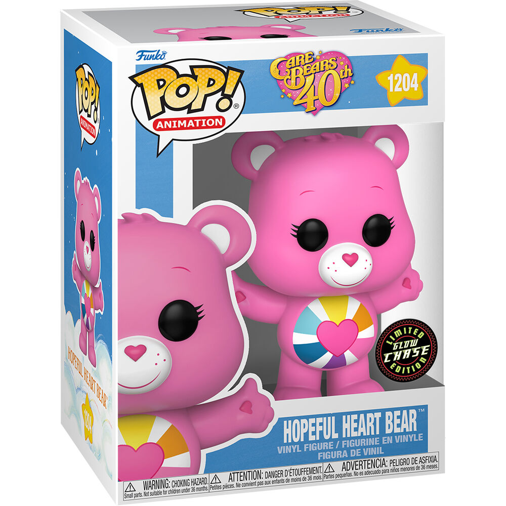 Figura POP Care Bears 40th Anniversary Hopeful Heart Bear Chase Frikytopia