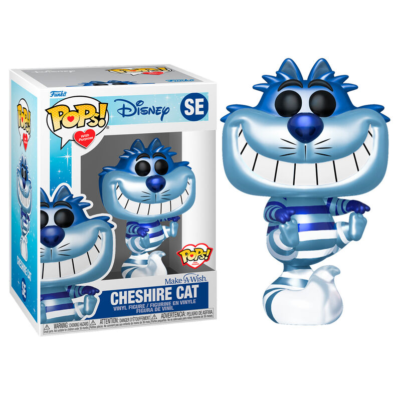Figura POP Disney Make a Wish Cheshire Cat Metallic Frikytopia