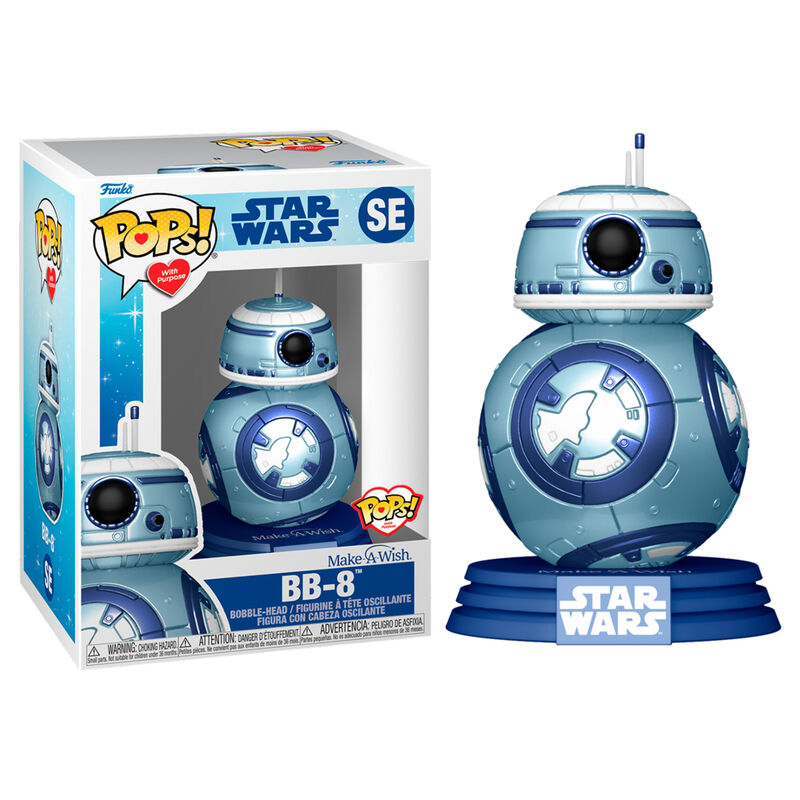 Figura POP Star Wars Make a Wish BB-8 Metallic Frikytopia