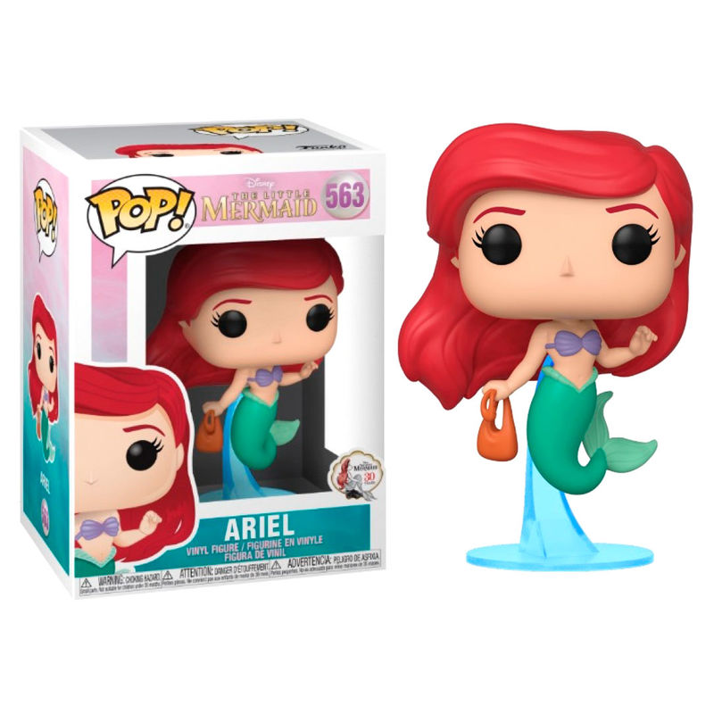La Sirenita POP! Disney Vinyl Figura Ariel w/ Bag 9 cm