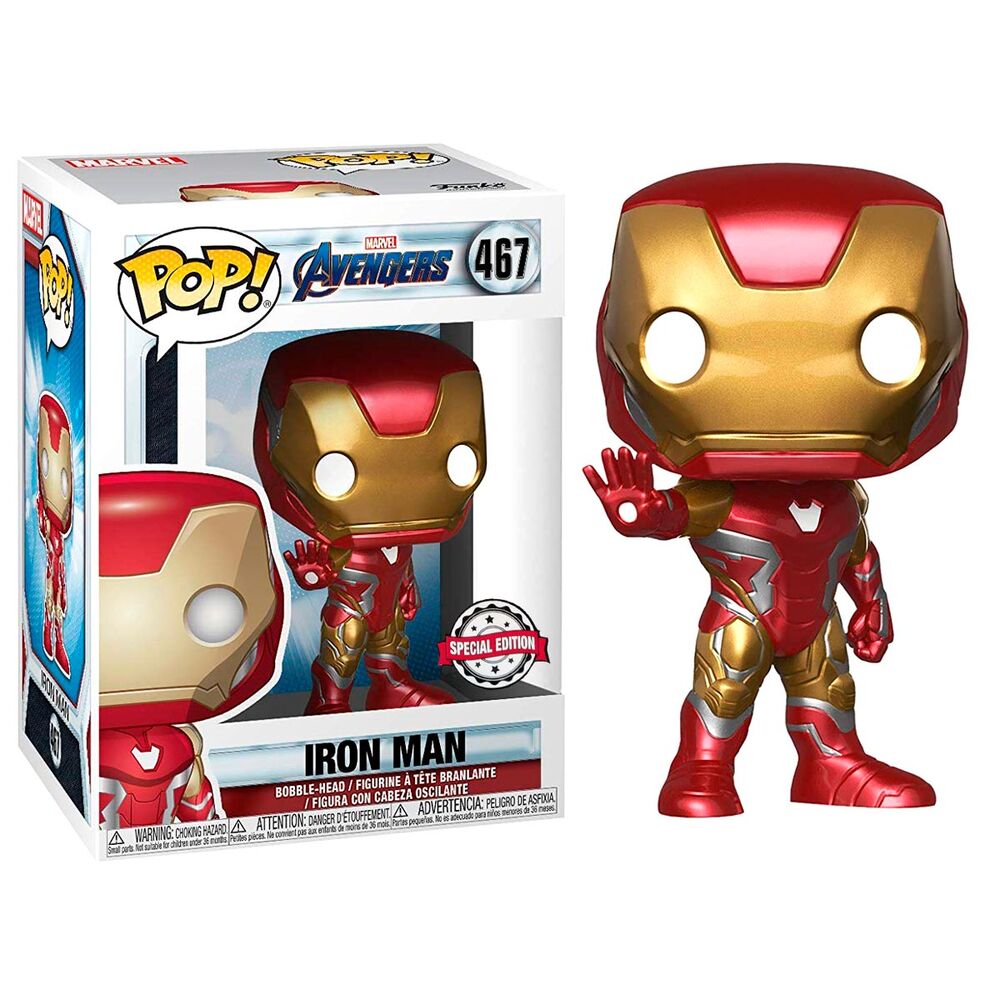 Figura POP Marvel Avengers Endgame Iron Man Exclusive Frikytopia