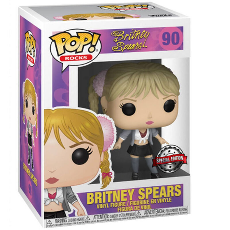 Set Figura POP Tee Britney Spears One More Time Exclusive Talla S
