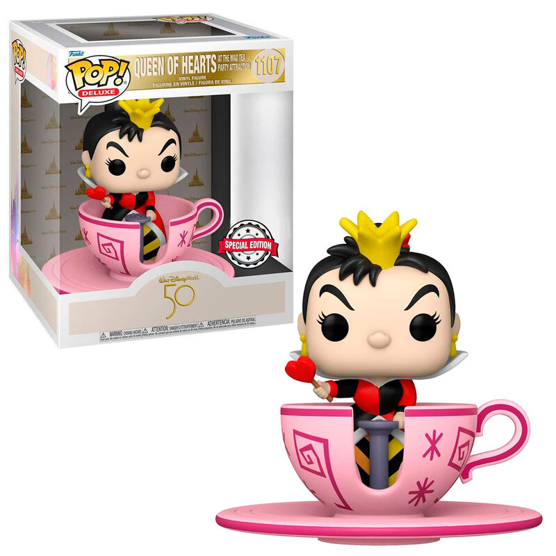 Figura POP Walt Disney World 50th Queen Of Hearts At Mad Tea Party Exclusive