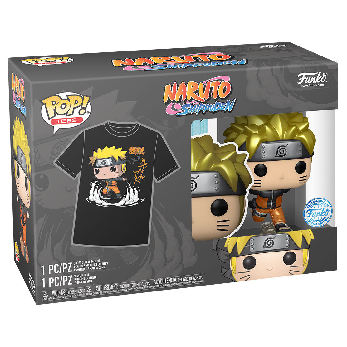Set Figura POP & Tee Naruto Shippuden Exclusive
