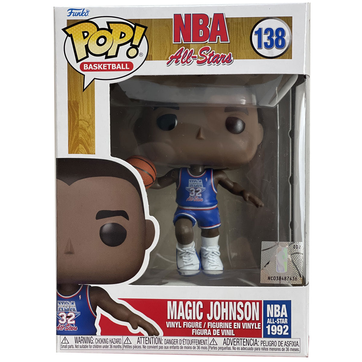 Funko Pop! NBA Legends Magic Johnson Blue All Star Uniform