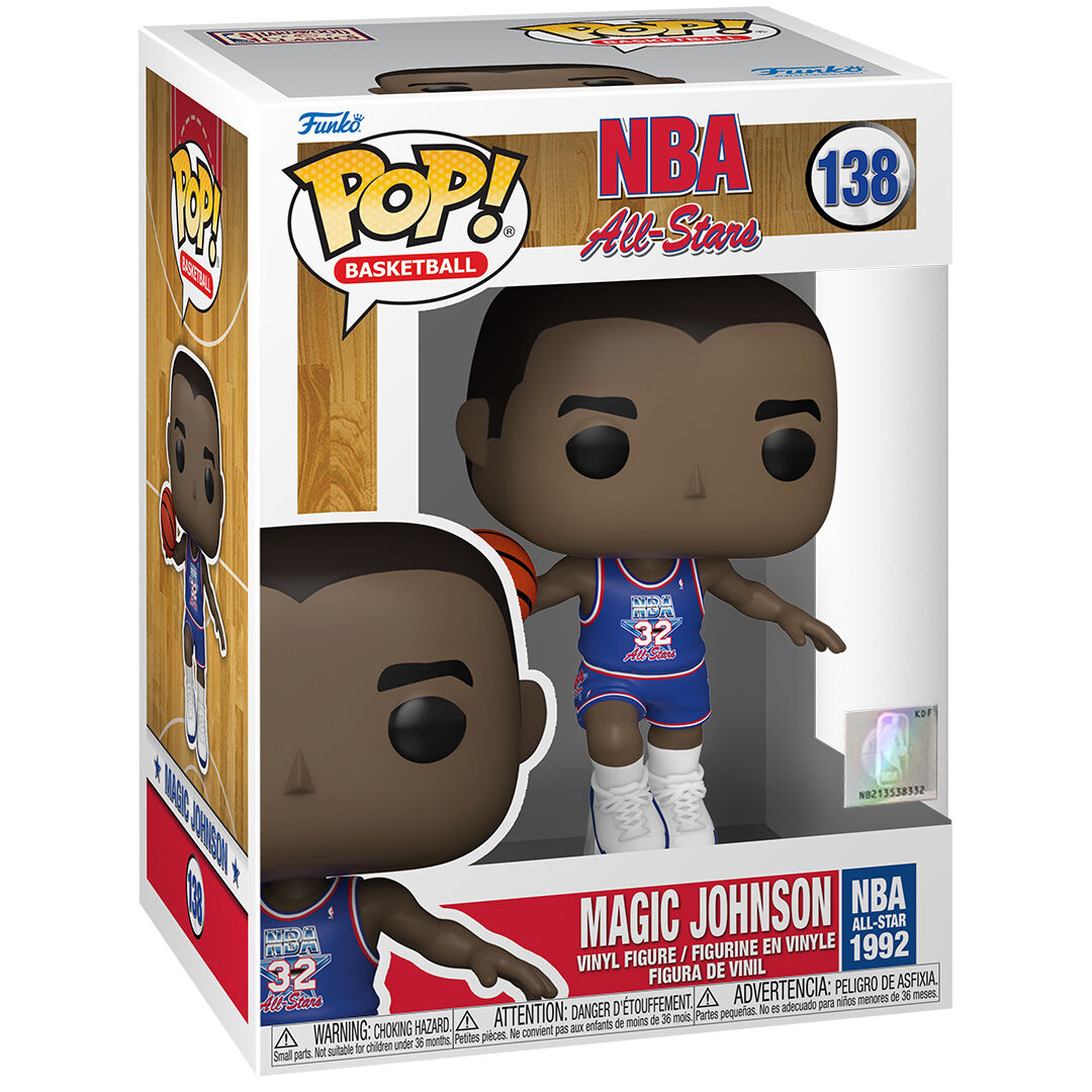 Funko Pop! NBA Legends Magic Johnson Blue All Star Uniform