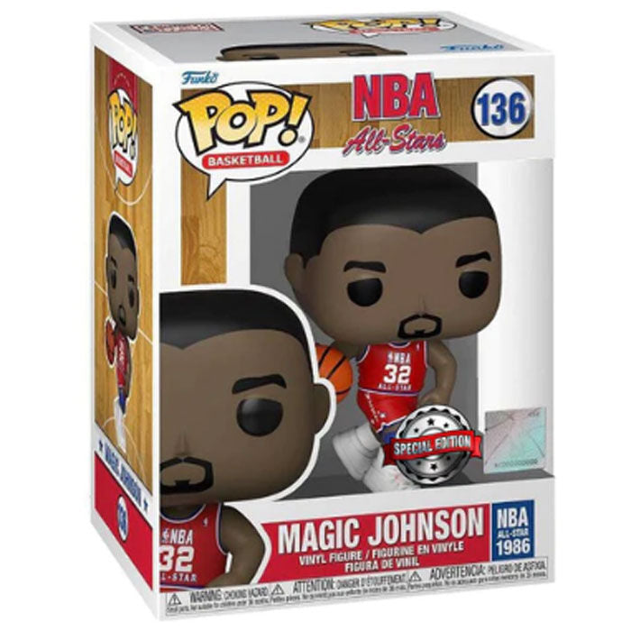 Figura POP NBA Legends Magic Johnson Exclusive Frikytopia