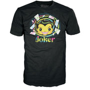 Set Figura POP Tee DC Comics Batman Joker Exclusive Talla M