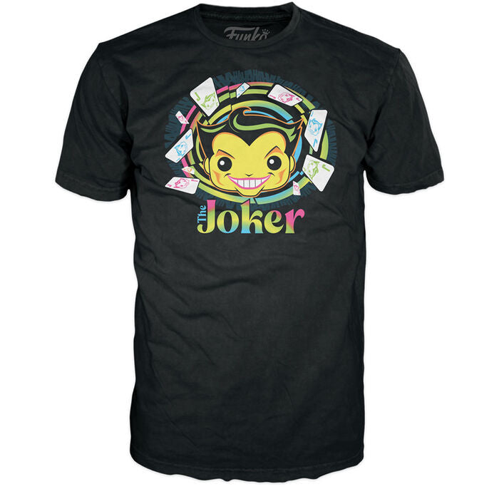 Set Figura POP Tee DC Comics Batman Joker Exclusive Talla L