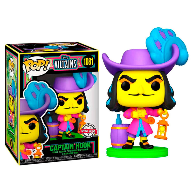 Funko Pop! Villains Hook Black Light Exclusive — DISNEY