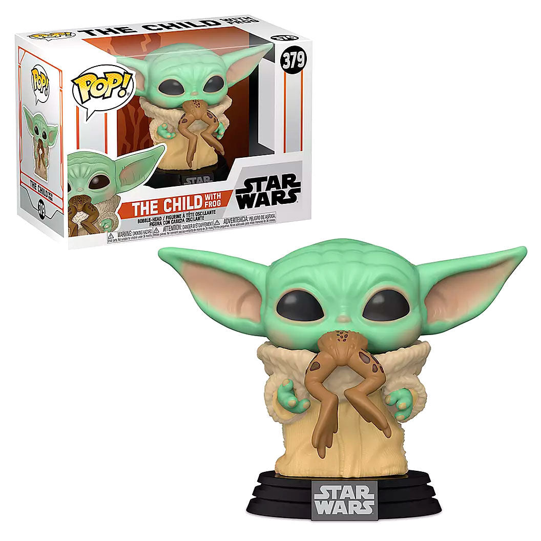 Funko Pop! Mandalorian The Child with Frog Star Wars