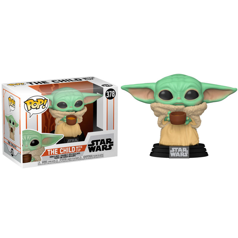 Funko Pop! Mandalorian The Child with Cup Star Wars Frikytopia
