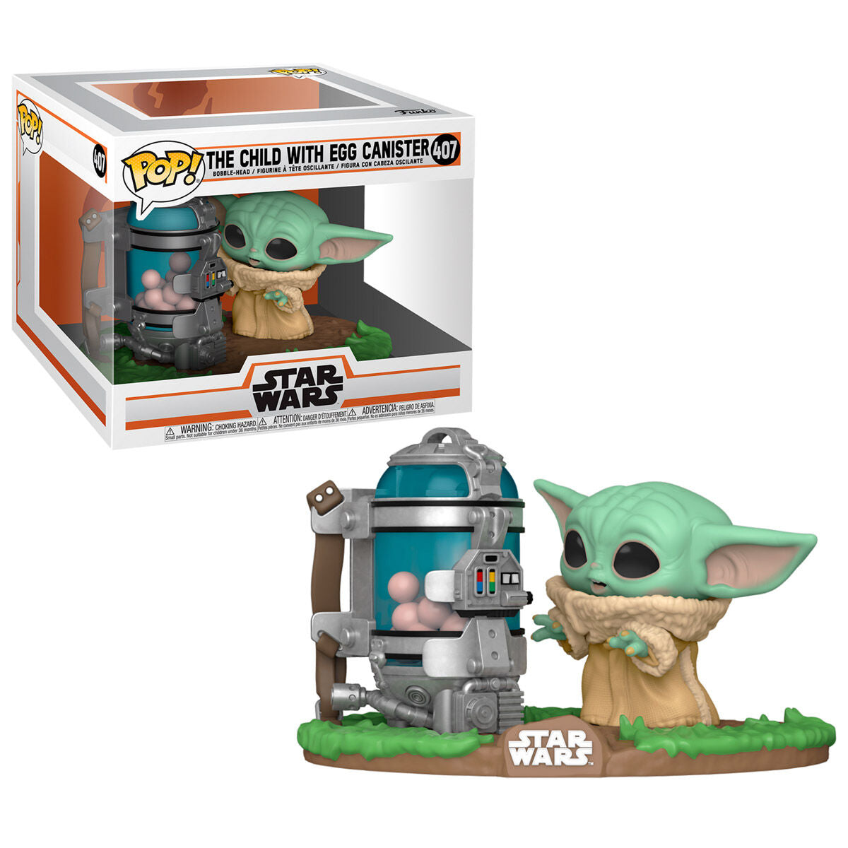 Figura POP Star Wars The Mandalorian Child With Canister Frikytopia