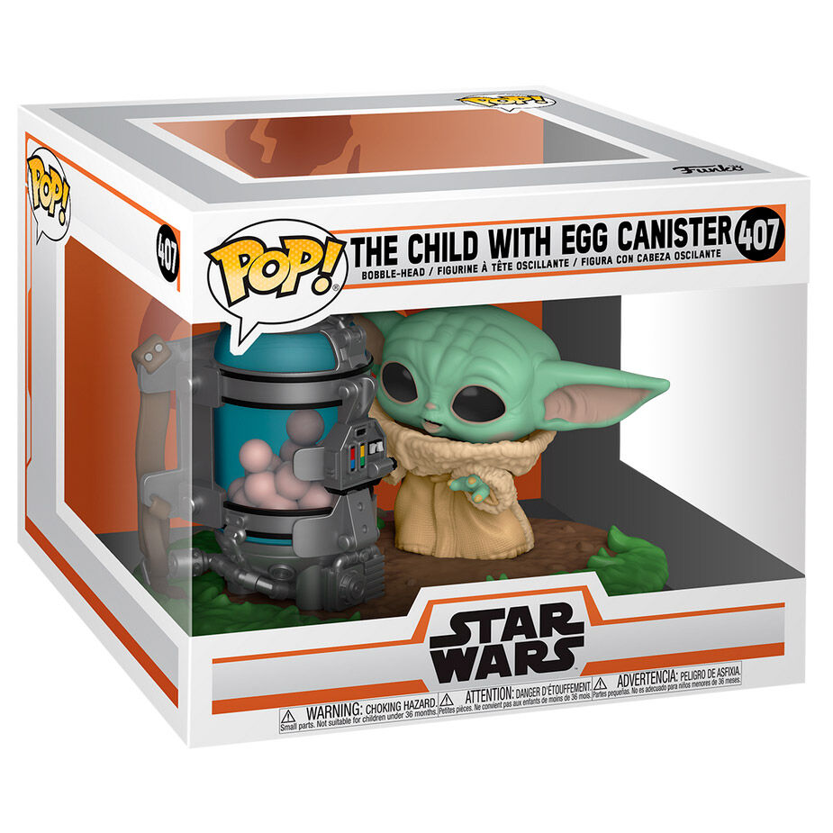 Figura POP Star Wars The Mandalorian Child With Canister