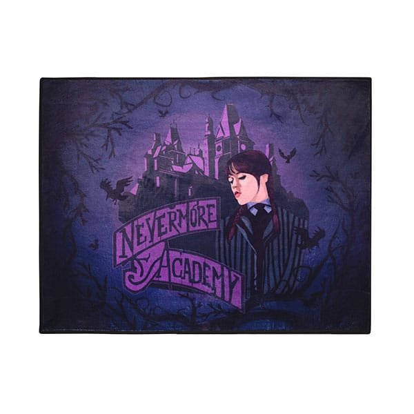 Alfombra Interior Nevermore Academy Miercoles 80x60 cm