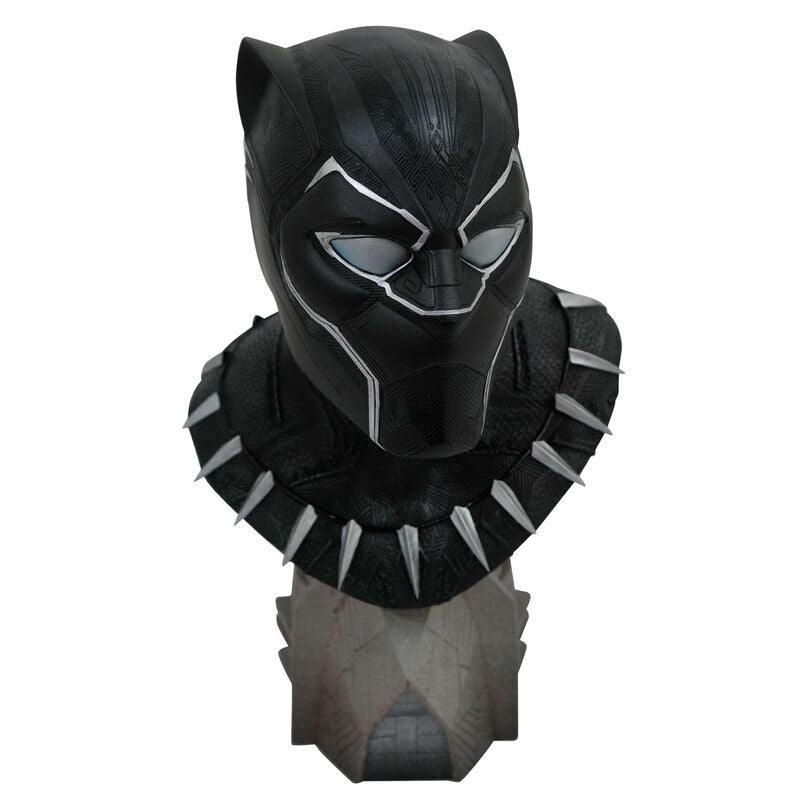Figura diamond collection marvel comics busto black panther 1 - 2 escala